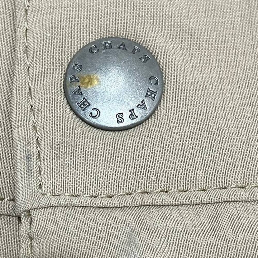 Chaps Beige Khaki Stretch Cargo Shorts Size 33 - Picture 5 of 7